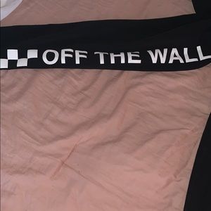 Black vans leggings